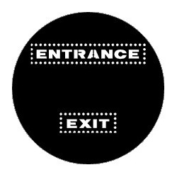 Gobo Exit/Entrance n° 77971