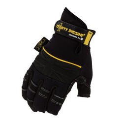 Paire de gants en cuir DIRTY RIGGER 3 doigts coupés renforcé Comfort Fit™ Framer Rigger Glove (V1.6)